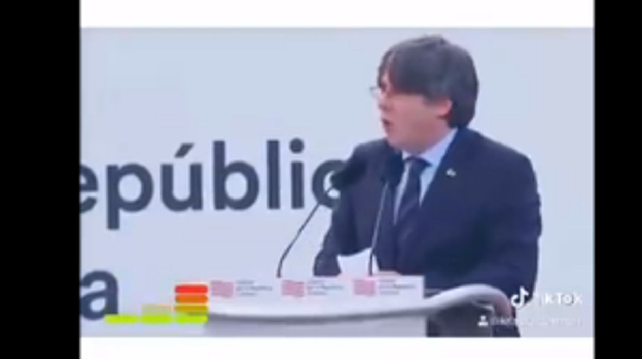 VÍDEO: Puigdemont se estrena en TikTok imitando a Freddie Mercury