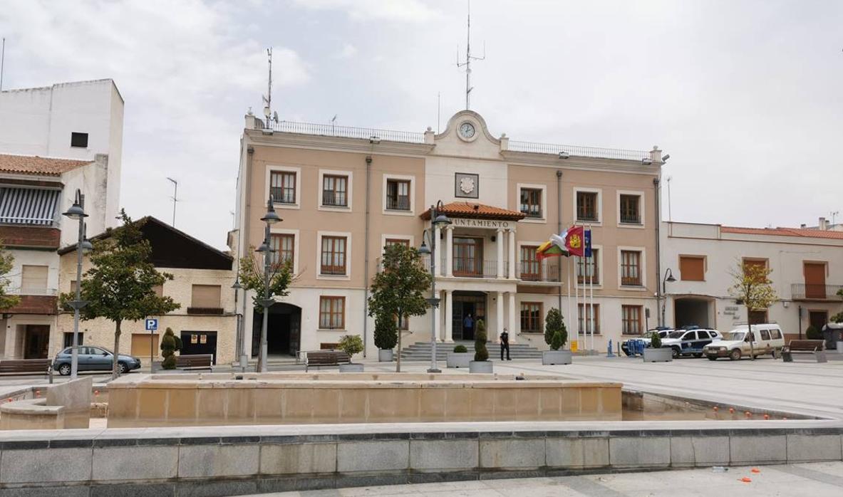 Plaza del Ayuntamiento de Socuéllamos, en la provincia de Ciudad Real