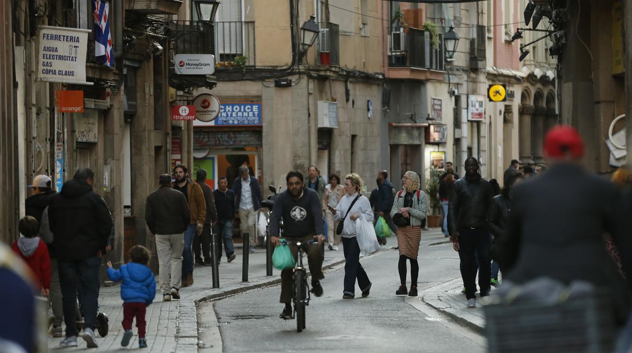 El barrio del Raval, en una imagen de archivo