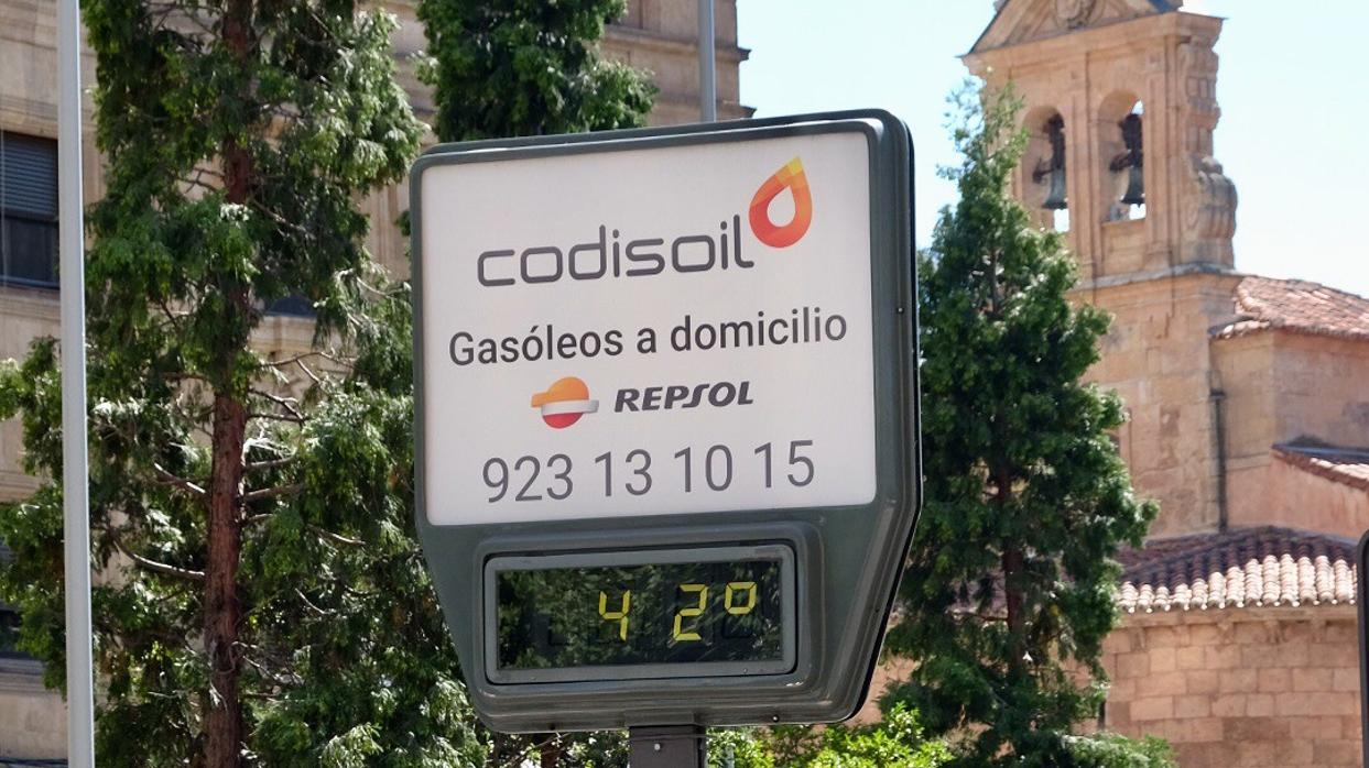 Altas temperaturas en Salamanca
