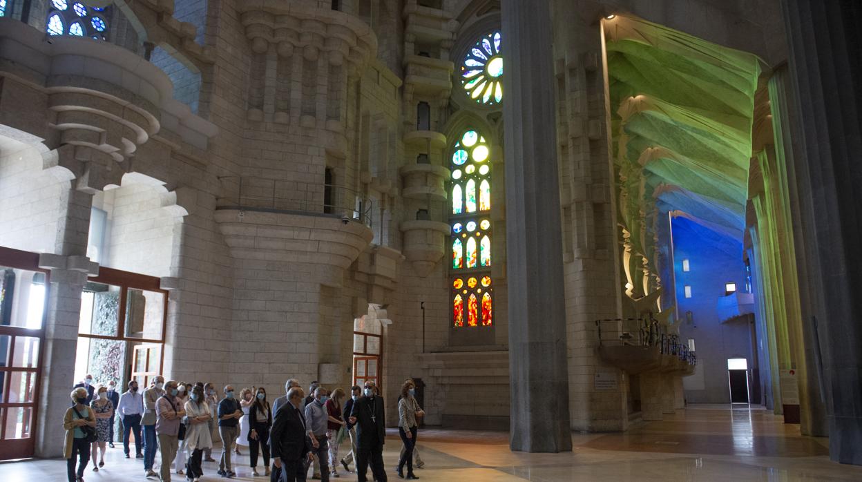 Reapertura de la Sagrada Familia, el pasado 4 de julio