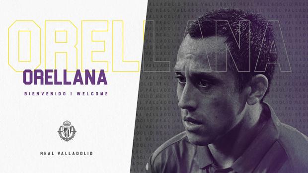 El chileno Fabián Orellana firma por el Real Valladolid hasta junio de 2022