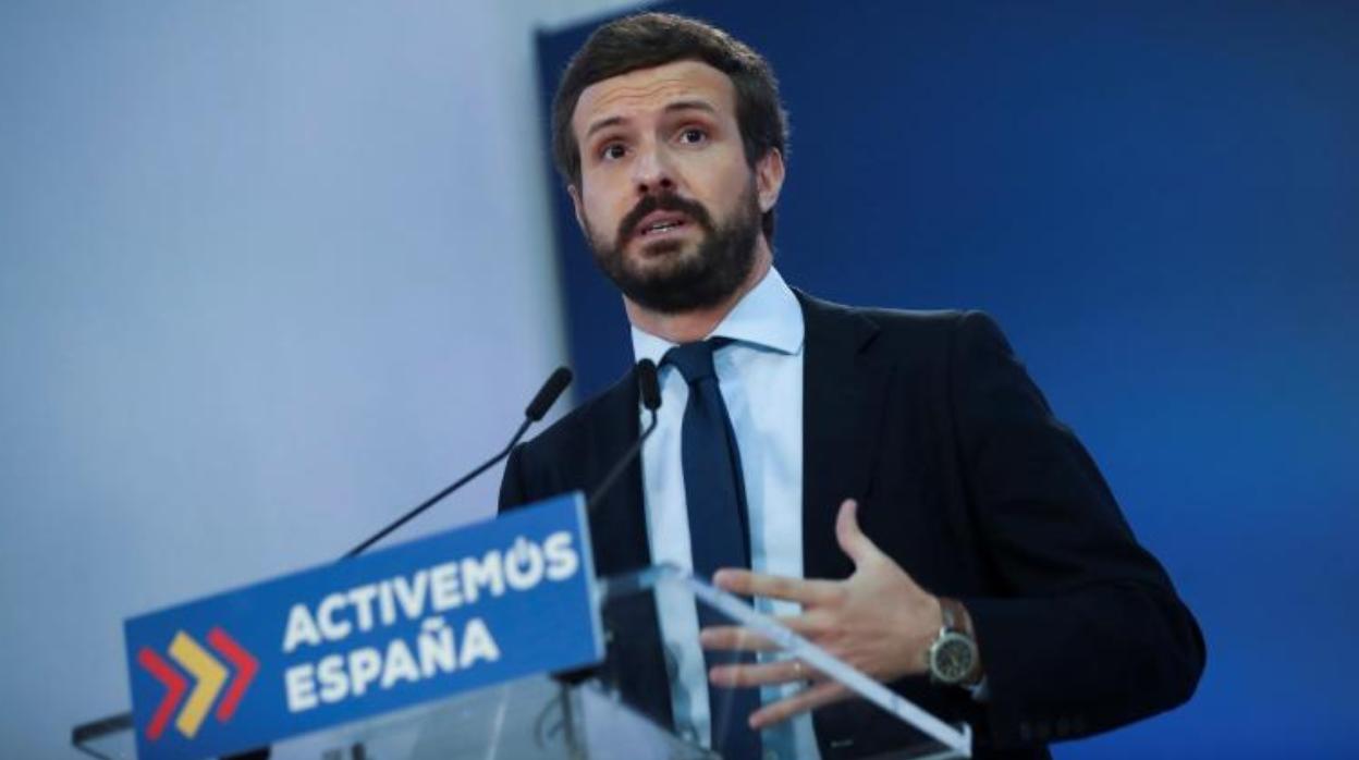 Pablo Casado, líder del PP