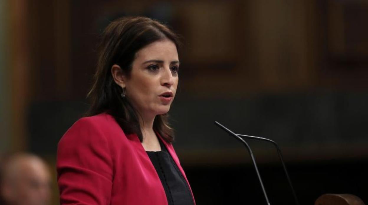 La portavoz del PSOE en el Congreso, Adriana Lastra