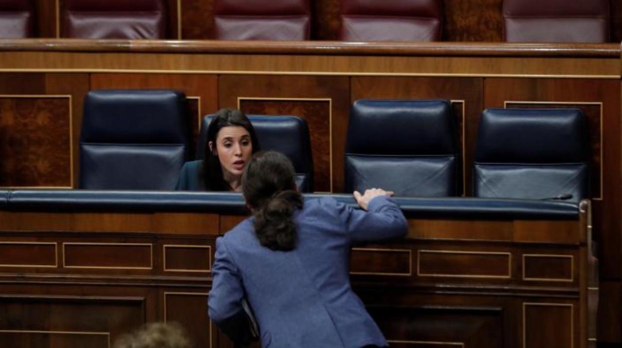 Irene Montero y Pablo Iglesias, en una imagen de archivo