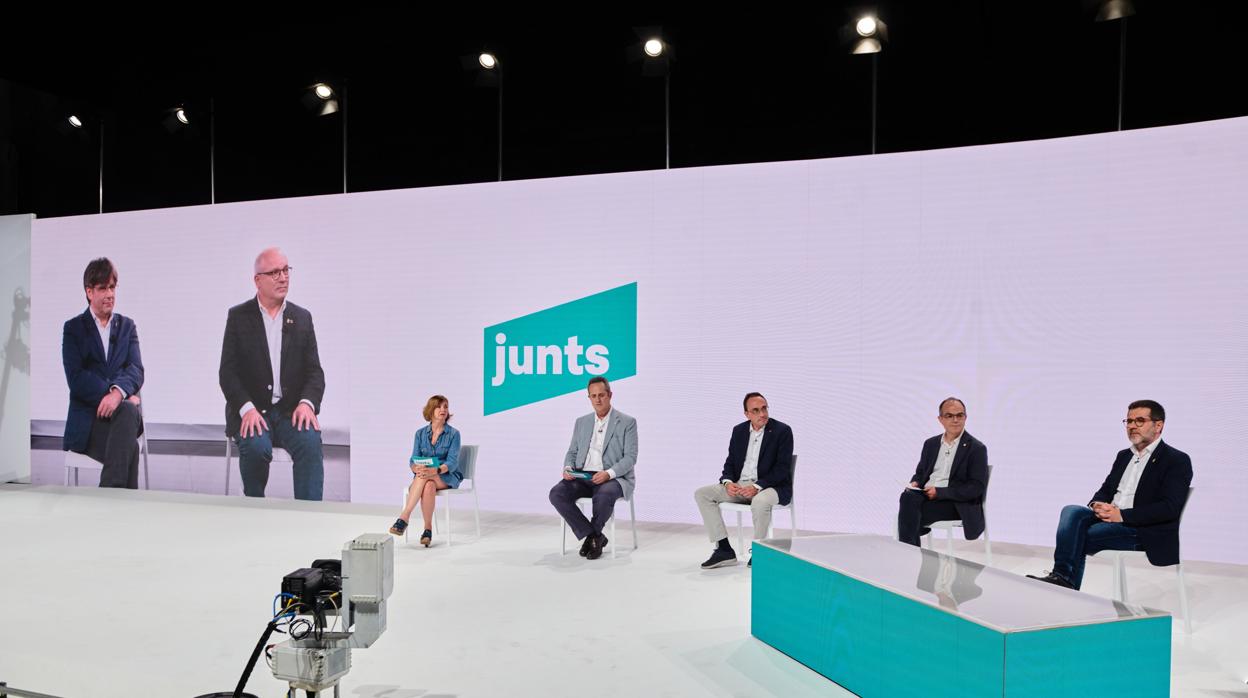 Puigdemont ha presidido el congreso virtual de Junts