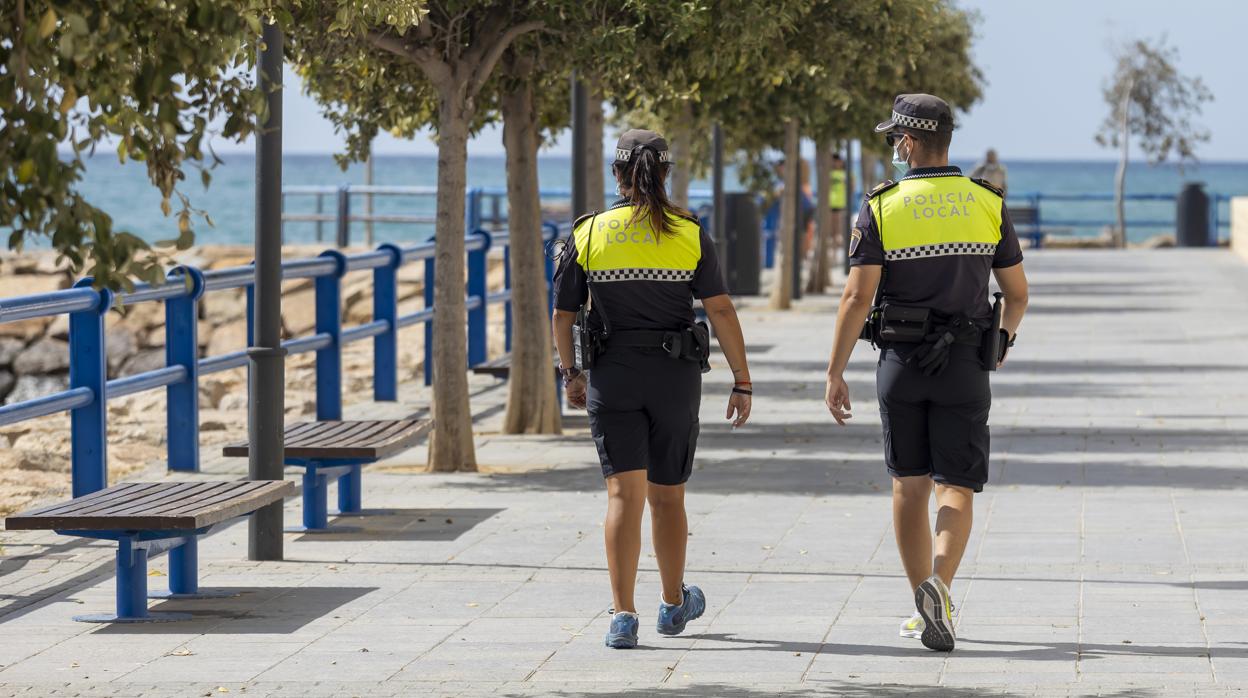 Imagen de la Policía Local de Alicante