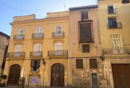 Exterior de la sacristía de la iglesia de San Nicolás en Valencia