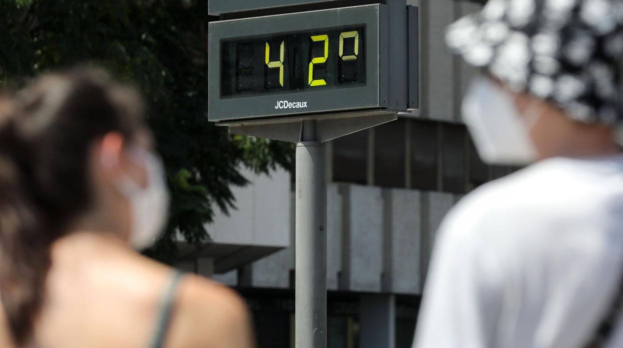 Imagen de la pasada ola de calor en Valencia, donde los termómetros superaron los 40 grados