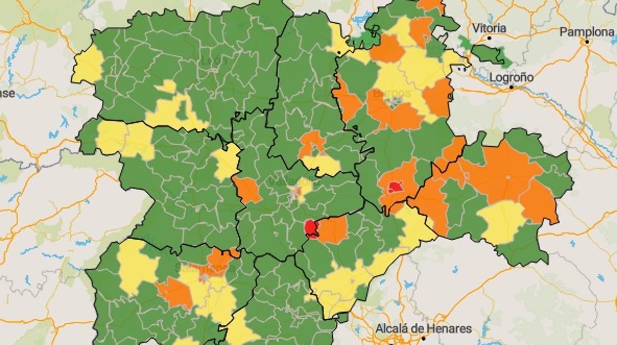 Castilla y León pide evitar reuniones de más de 10 personas en una veintena de zonas básicas de salud