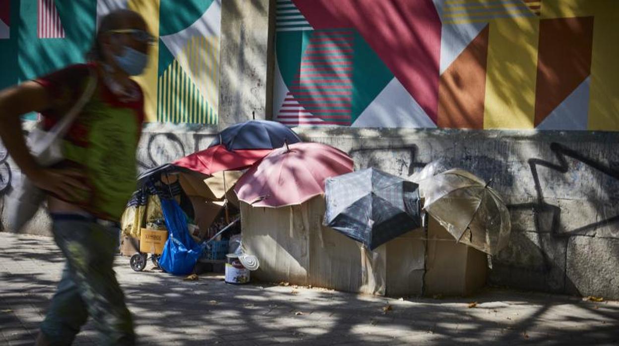 El mapa de los «sin techo» tras el confinamiento: la nueva normalidad los desplaza hacia la periferia