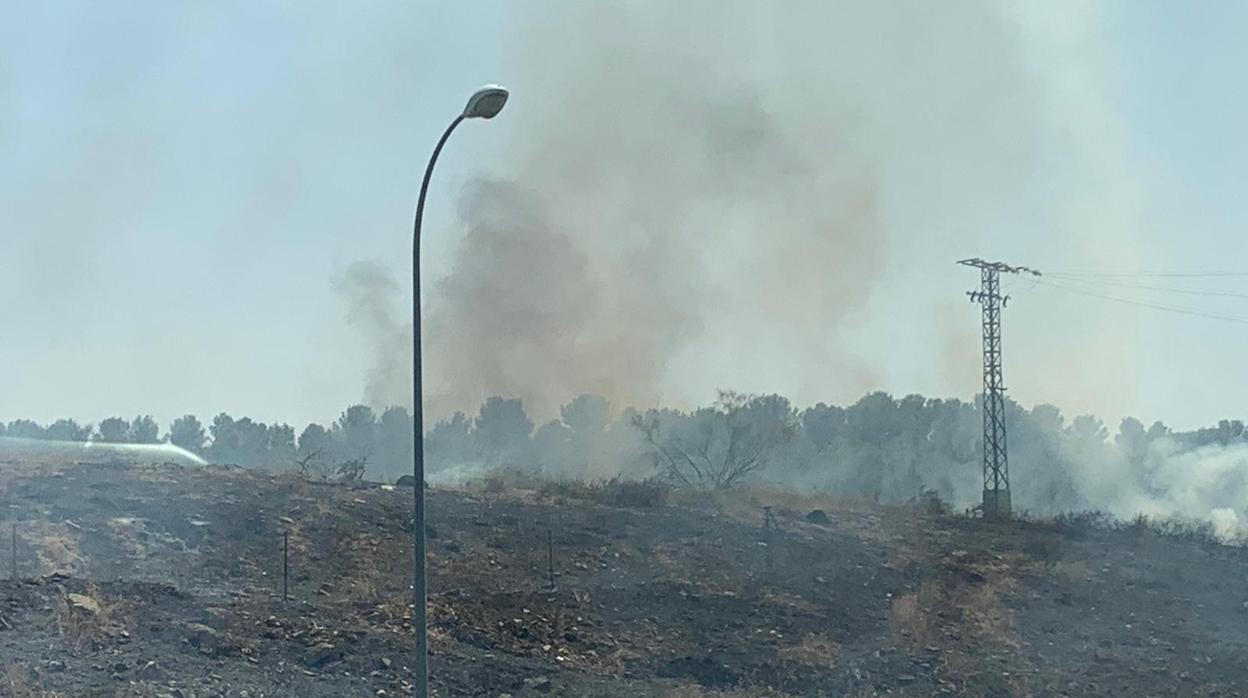 La rápida actuación de los bomberos impidió que el fuego se propagase