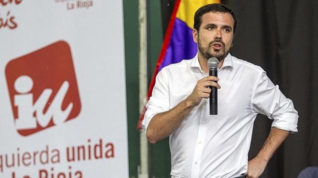 El líder de IU y ministro de Consumo, Alberto Garzón