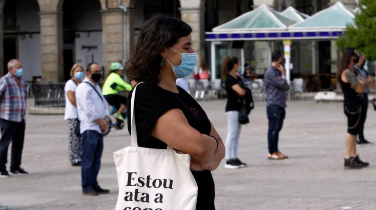 Protesta de hosteleros coruñeses