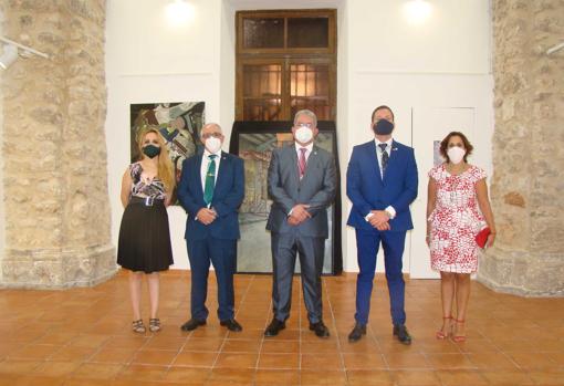 Inauguración de la muestra por las autoridades