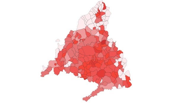 Barrios de Madrid ya están peor que las zonas más afectadas de coronavirus en España