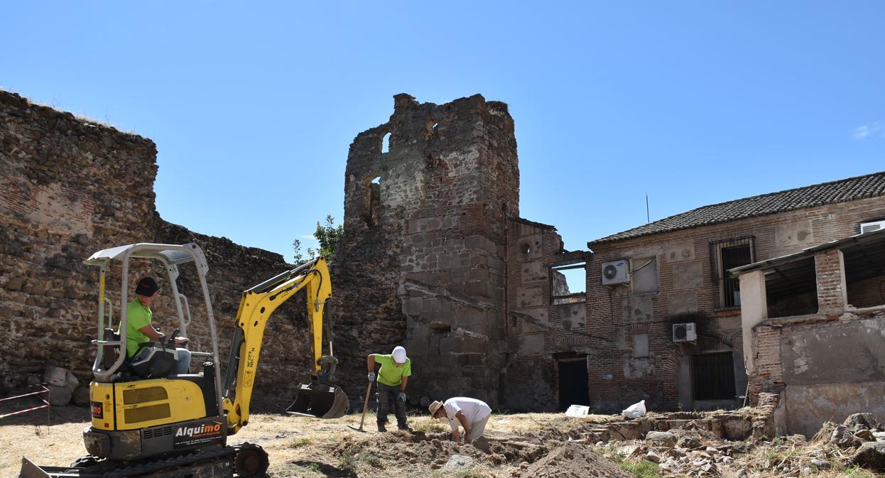 Inicio de los trabajos en un tramo de la muralla