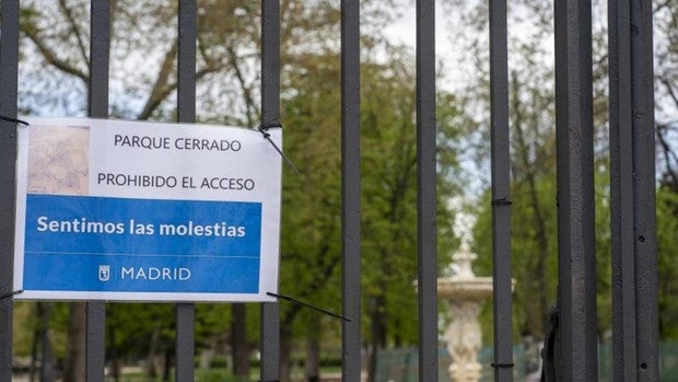 Madrid se suma al plan de los municipios para frenar el Covid-19 al adelantar el cierre de los parques