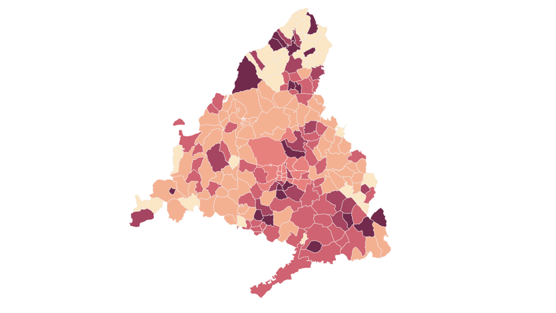 El avance del coronavirus en Madrid: los contagios se duplican en dos semanas