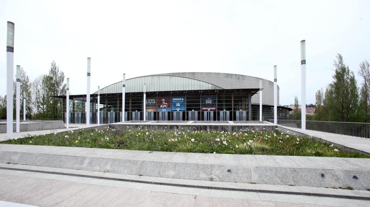 Centro deportivo Multiusos do Sar, en Santiago, en marzo