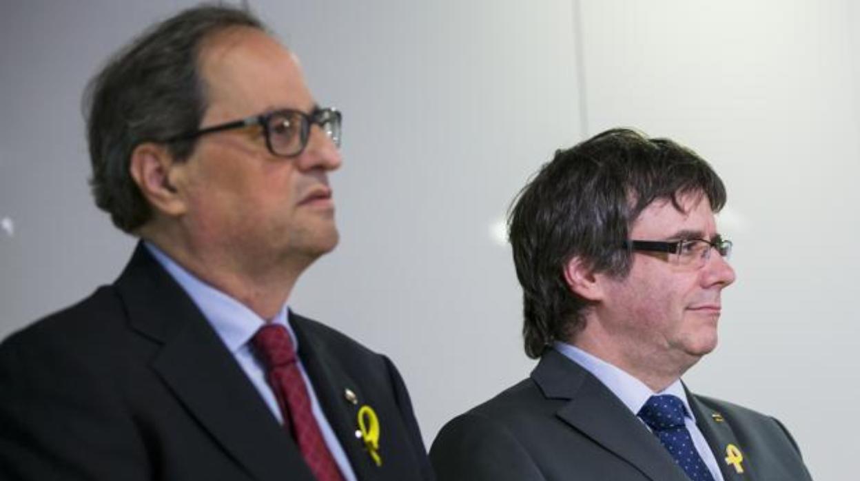 Quim Torra y Carles Puigdemont