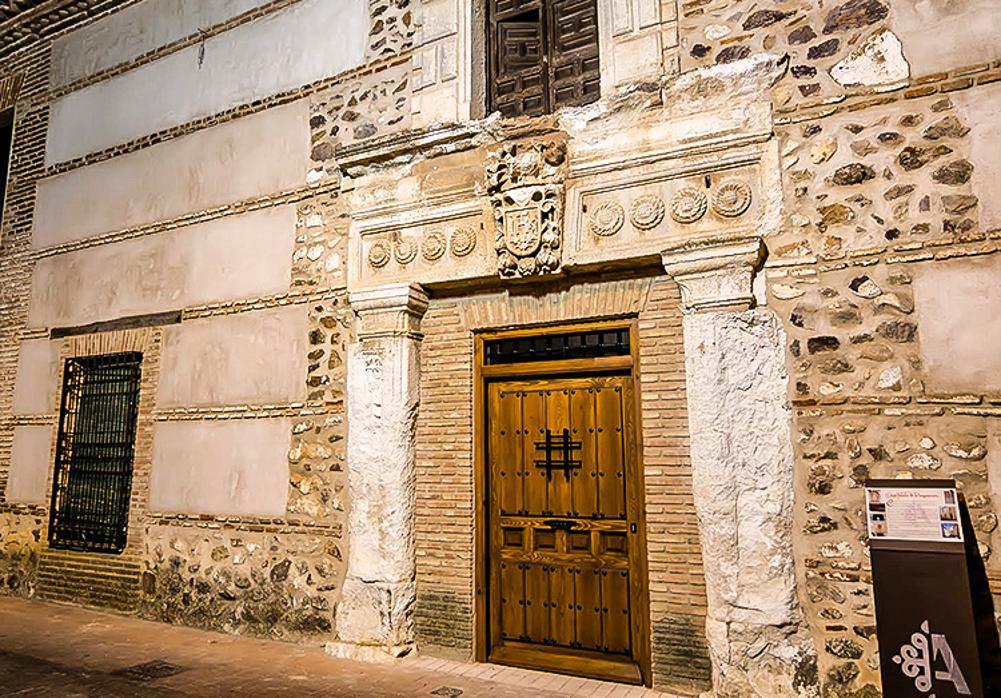 Entrada principal a la Casa-Palacio de la Inquisición que ha abierto sus puertas en Argamasilla