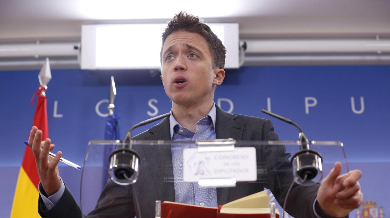 El líder de Más País, Íñigo Errejón, en el Congreso en una imagen de archivo