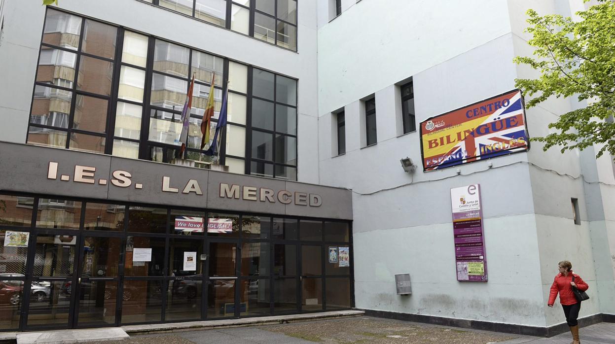 Instituto «La Merced» de Valladolid, uno de los que tendrá clase por la tarde