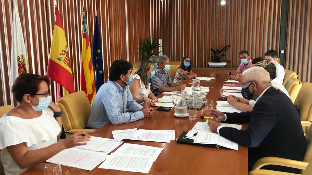 Reunión de la comisión de Hacienda del Ayuntamiento de Alicante, este lunes