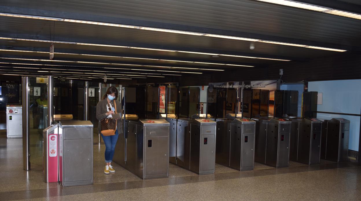 Una estación de Metrovalencia