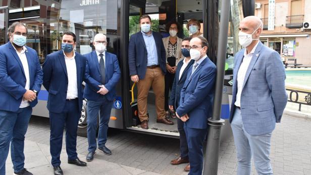 El primer autobús propulsado a gas, en la línea Ciudad Real-Miguelturra