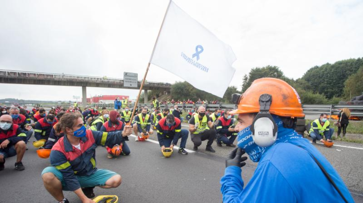 Otra protesta, en este caso de los trabajadores, este martes