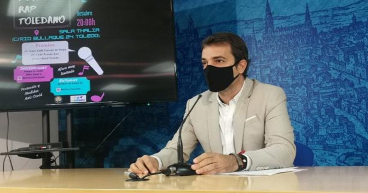 Pablo García en la presentación de la Semana de la Juventud