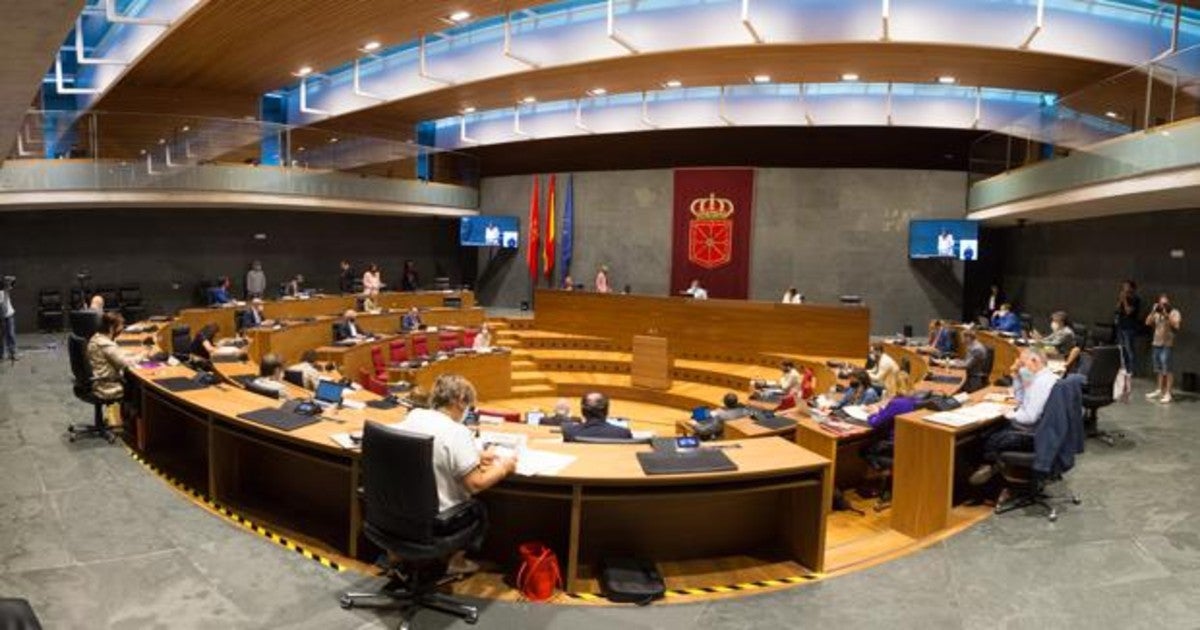 Una imagen del Parlamento de Navarra