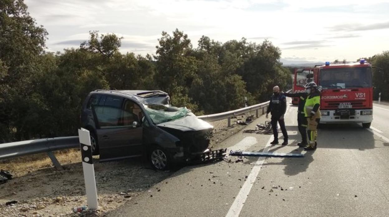 Fin de semana trágico con cuatro muertos en las carreteras de Castilla y León