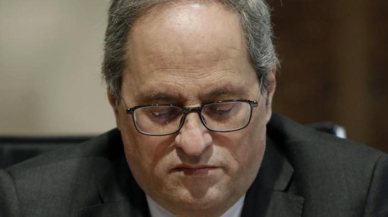 El ya expresidente de la Generalitat de Cataluña, Quim Torra