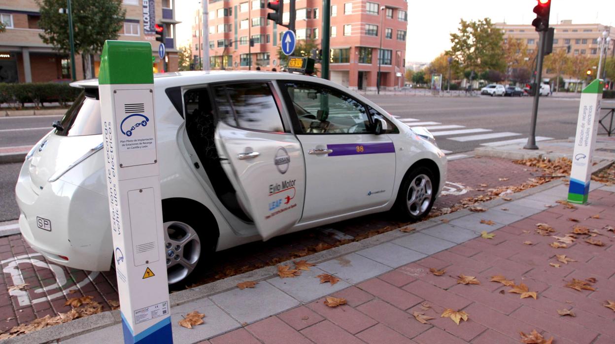 Punto de recarga eléctrico en Valladolid