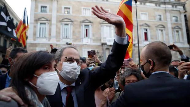 Junts y ERC acuerdan dejar vacante la presidencia de la Generalitat para «denunciar la represión»