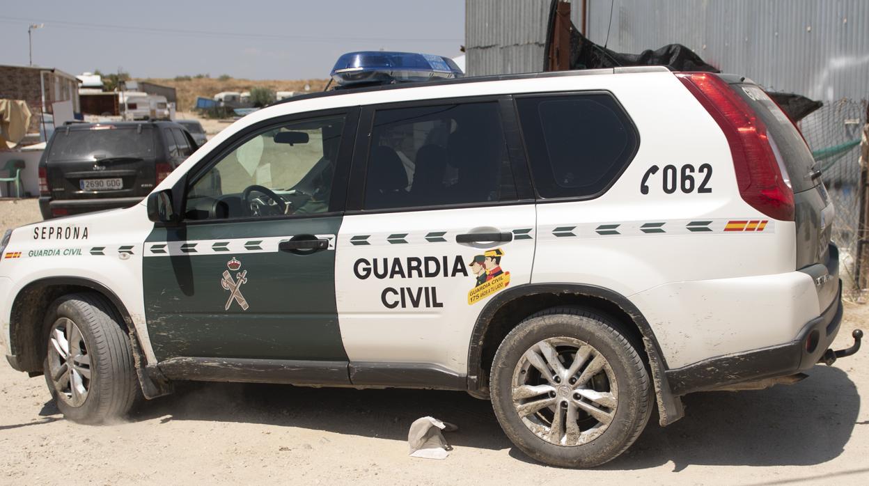 Un coche patrulla de la Guardia Civil