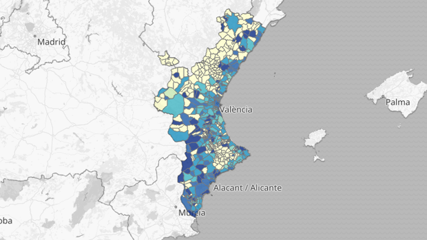 Coronavirus en Valencia: mapa, listado y origen de los rebrotes