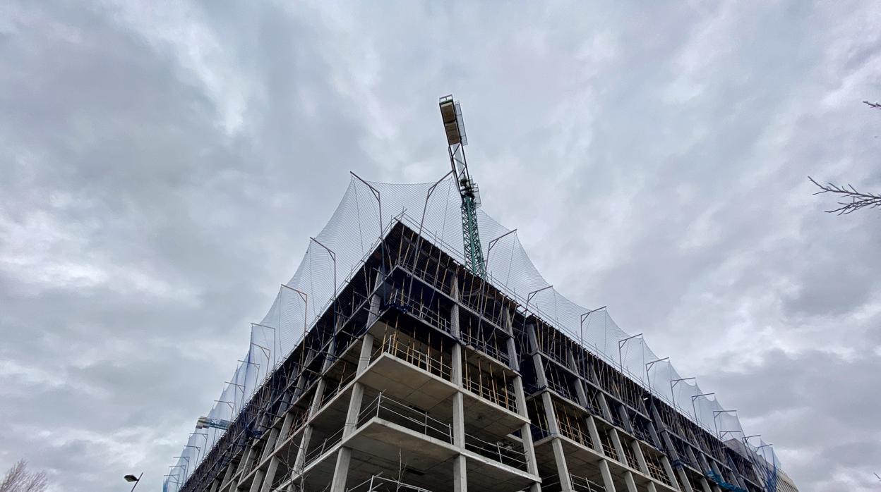 Vivienda en construcción en Madrid