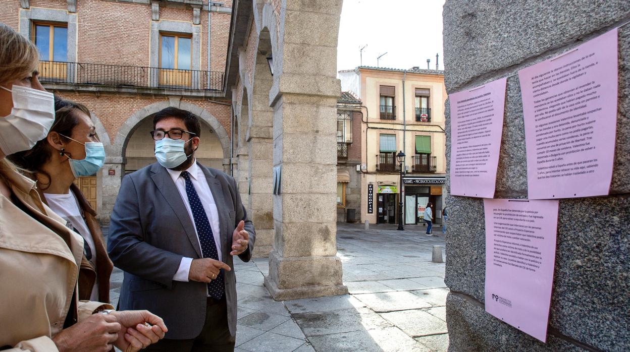 El alcalde de Ávila, Jesús Manuel Sánchez, en una acto reciente