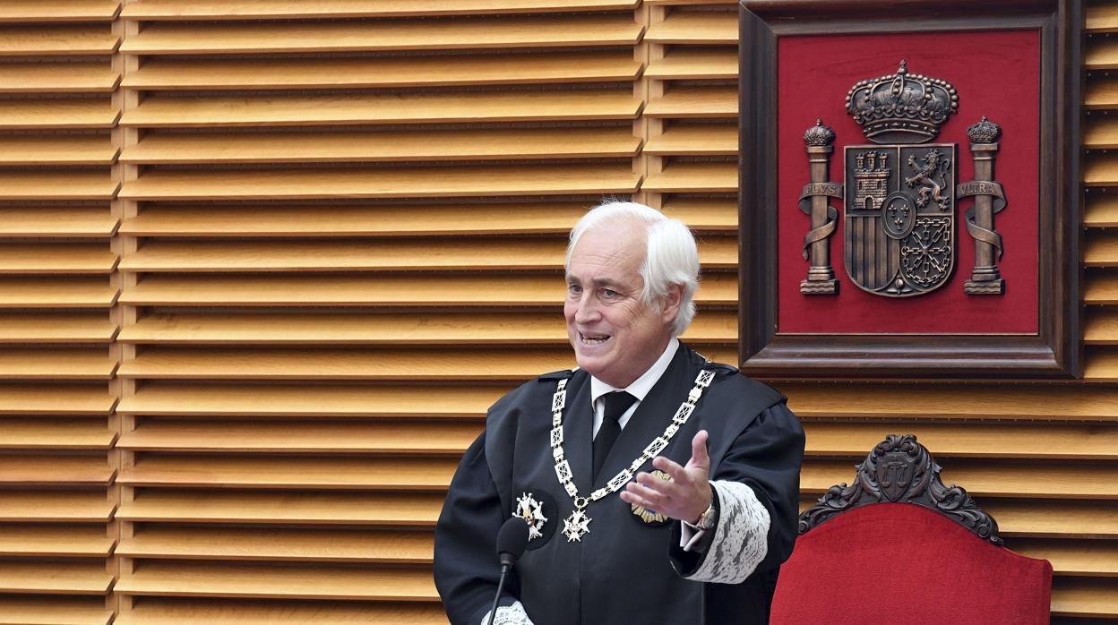 José Luis Concepción, durante la apertura del año judicial