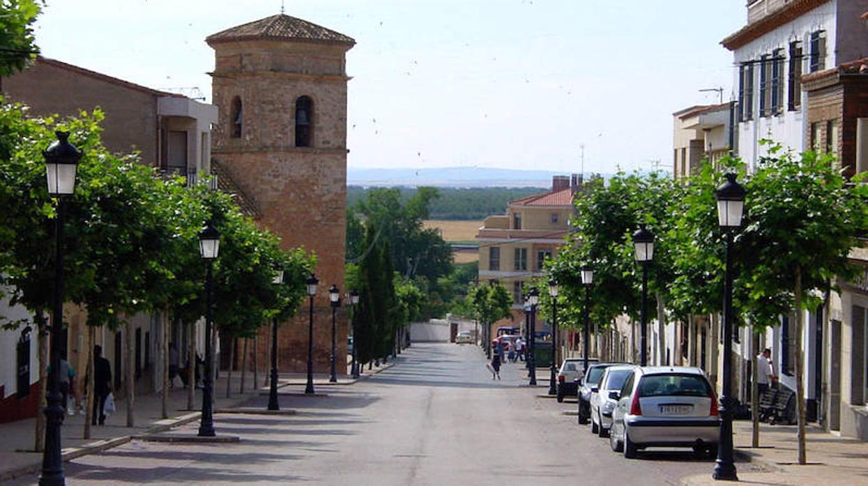 Calle de la localidad albaceteña de Balazote, donde el coronavirus está teniendo gran incidencia