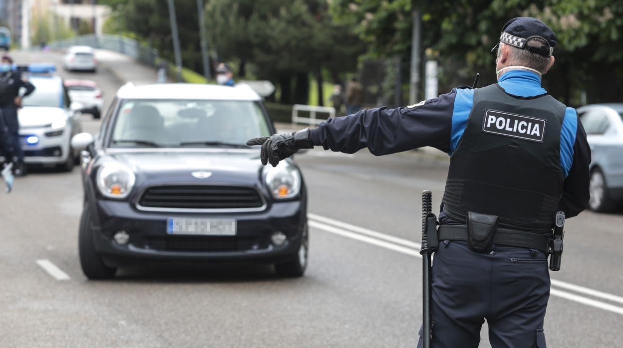 Control policial en León durante el Estado de Alarma