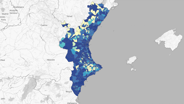 Coronavirus en Valencia: listado de los 115 municipios libres de coronavirus sin contagiados ni muertos