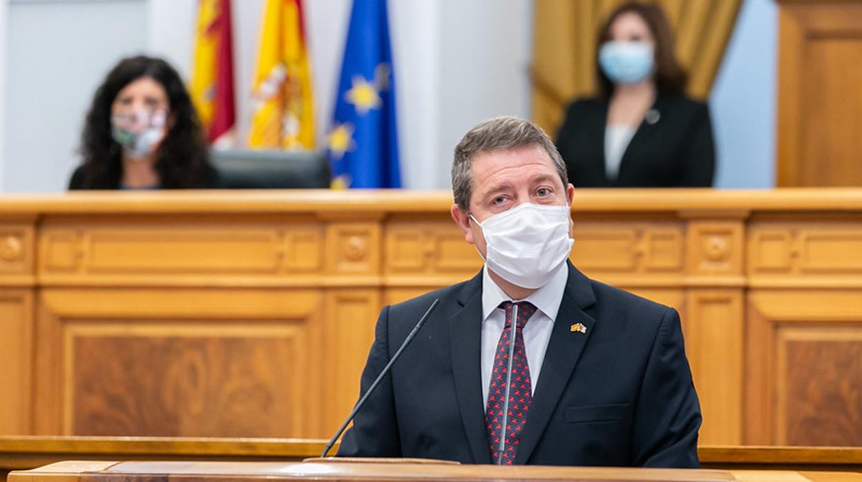 Page durante su intervención en el debate sobre el Estado de la Región