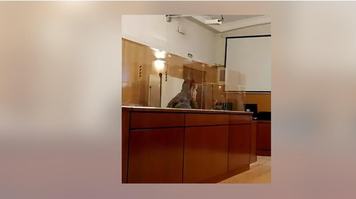 El condenado, durante la vista de conformidad celebrada este martes en la Audiencia Provincia de Valladolid