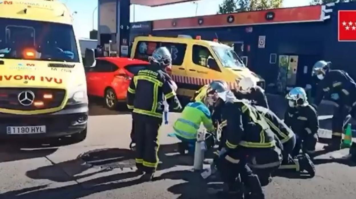 El Cuerpo de Bomberos inicia la reanimación