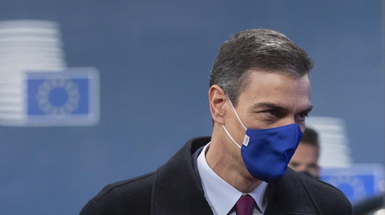 El presidente del Gobierno, Pedro Sánchez, el viernes pasado en Bruselas